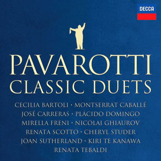 quinze duos d'opéra avec Luciano Pavarotti, disparu en 2007
