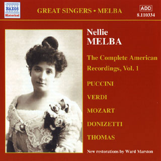 récital Nellie Melba (soprano) | enregistrements américains (vol.1) 1907