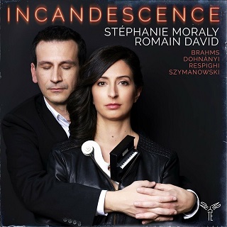 La violoniste Stéphanie Moraly et le pianiste Romain David