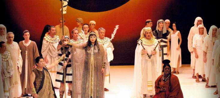 Aida de Giuseppe Verdi en Avignon, mis en scène par Paul-Émile Fourny