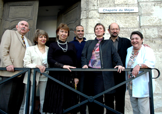 à Arles, le jury du Concours international de musique de chambre avec harpe