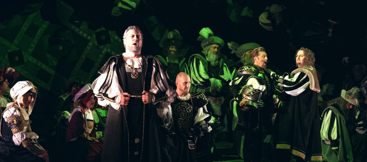 Orlin Anastassov est Silva dans Ernani (Verdi) à l'Opéra de Liège, 2015