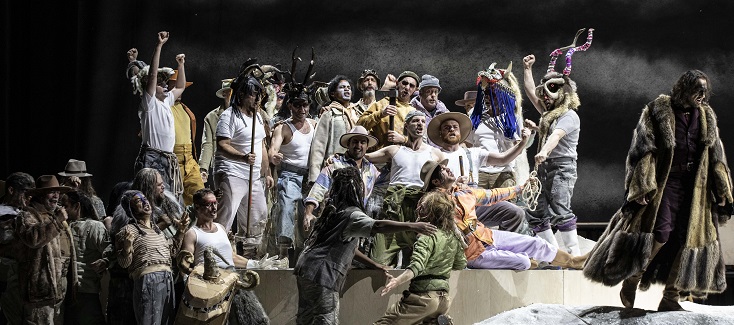 "La fanciulla del West" de Puccini à l'Opéra national de Lyon, mars 2024