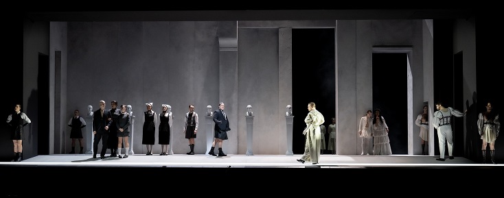 "Giulio Cesare in Egitto" (Händel) à l'Opéra de Francfort, en avril 2024