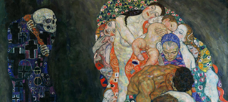 Vie et mort, tableau de Gustav Klimt, peint en 1911