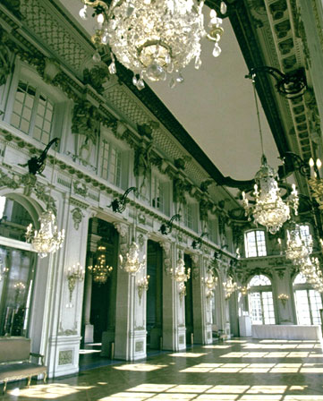 grand foyer de l'Opéra de Nancy, architecture néoclassique de 1919