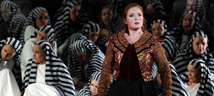 Nabucco, opéra de Giuseppe Verdi, aux Chorégies d'Orange 2014