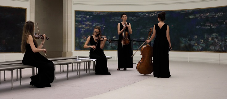 Le Quatuor Atma, venu de Pologne à Paris pour s'exprimer à la Nuit du Quatuor