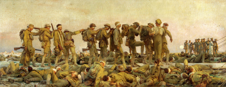 Arras, 1919 : le peintre étatsunien John Singer Sargent peint les asphyxiés