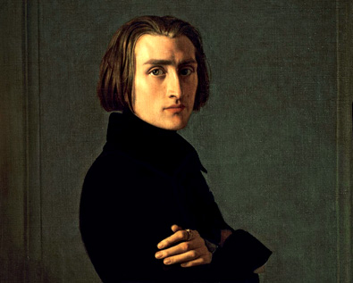 portrait de Liszt par Lehmann