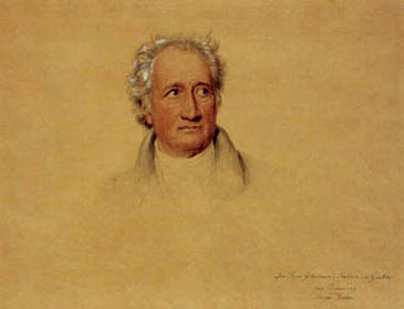 esquisse pour un portrait de Goethe par Joseph Karl Stieler