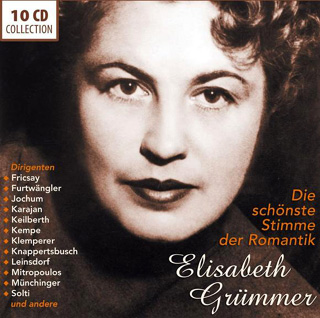 la belle Elisabeth Grümmer, grand soprano dramatique de l'après-guerre