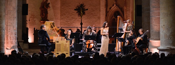 Le soprano argentin Mariana Flores chantre Cavalli au Festival d'Ambronay 2025..