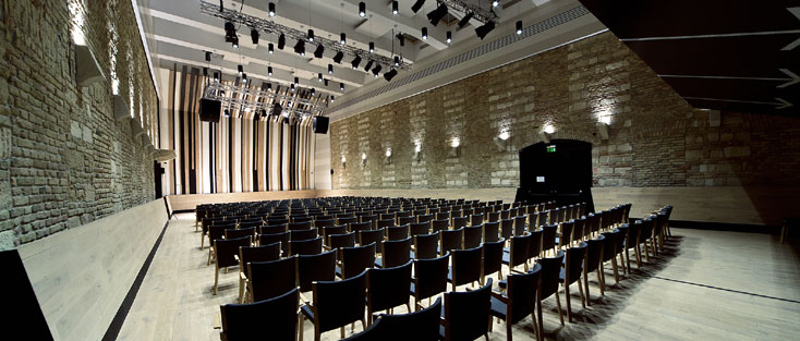 la nouvelle salle du Budapest Music Center, dévoué à la création