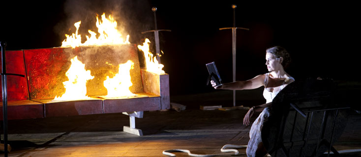 Sophie Koch, Genièvre du Roi Arthus (Chausson) à l'Opéra Bastille (mai 2015)