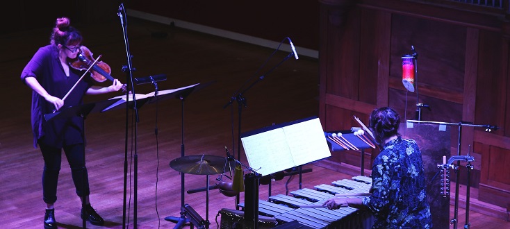 Bourgogne et Court-circuit jouent Pesson, Schubert, Singier et Verunelli