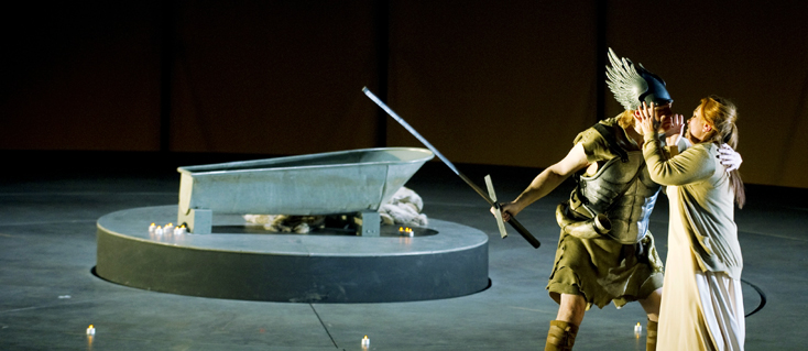 Götterdämmerung (Wagner) à l'Opéra de Francfort (photo Monika Rittershaus)