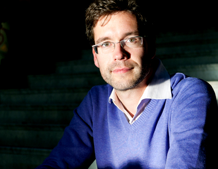 le corniste Olivier Darbellay, de l'ensemble Contrechamps