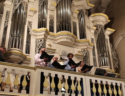 au festival Bach en Combrailles, Wouter Dekoninck et son Hildebrandt Consort