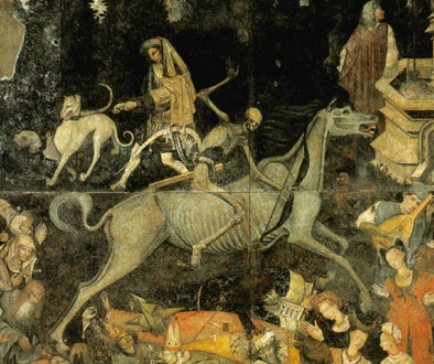 Il trionfo della morte, Palerme, Palazzo Sclafani, XVe siècle