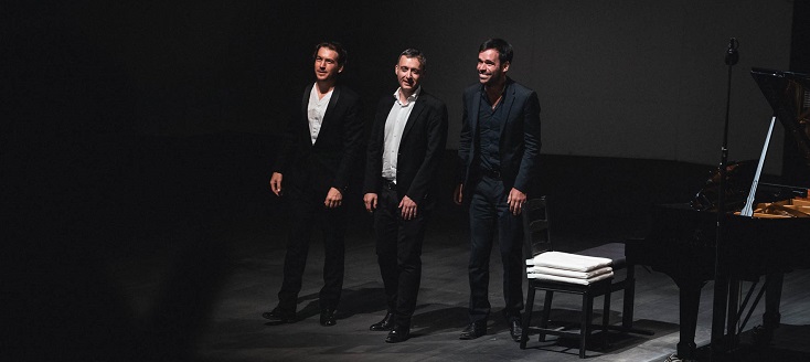 Tanguy de Williencourt, Jean-Frédéric Neuburger et Nathanaël Gouin au FIP 2023