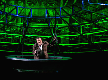 à l'Opéra de Budapest, Der Freischütz (Weber) mis en scène par Sándor Zsótér 