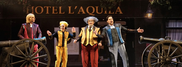 La gazzetta (1816), un opéra bouffe de Rossini, donné à Liège en juin 2014
