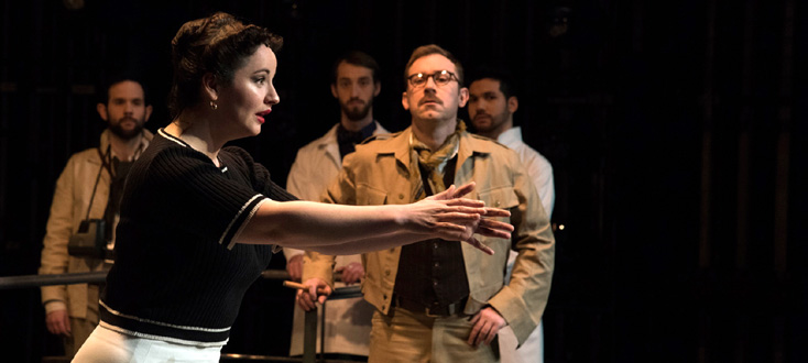 David Reiland joue Iliade l'amour (2016), opéra de chambre de Betsy Jolas