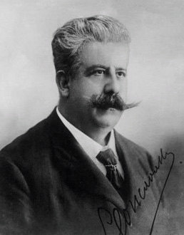 le compositeur italien Ruggero Leoncavallo 
