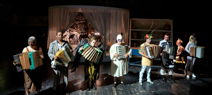 Volker Krafft  joue Orpheus, opéra de Telemann