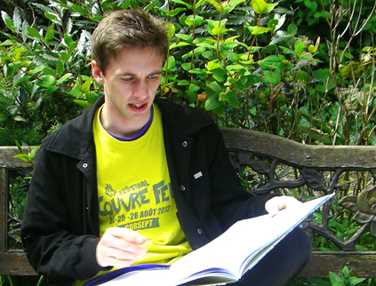 je jeune compositeur irlandais Sam Perkin, étudiant du CNSMD de Lyon