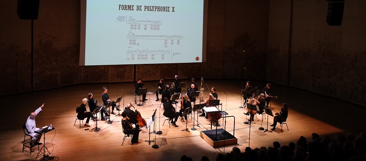 Pierre-André Valade dirige l’Ensemble intercontemporain : POLYPHONIE X de Boulez
