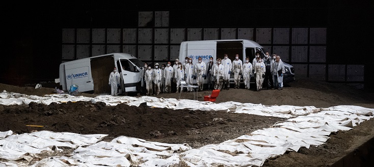 Résurrection, spectacle de Romeo Castellucci, d'après la Deuxième de Mahler