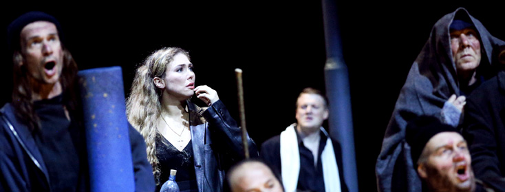 Annette Dasch est Elisabeth du Tannhäuser (Wagner) de Vera Nemirova à Francfort