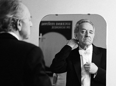 le grand chef Yuri Temirkanov photographié par Alexandra Kremer-Khomassouridze