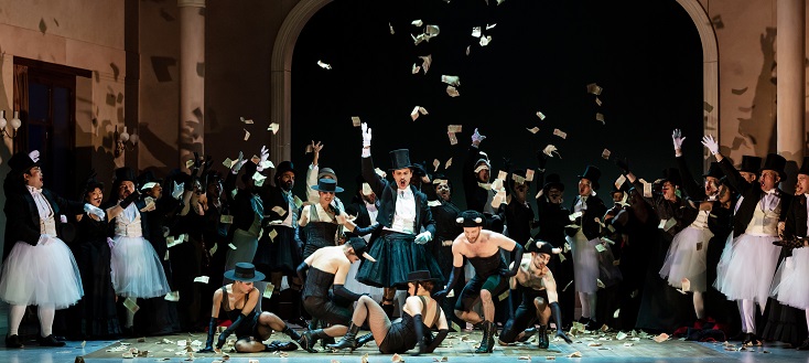 La traviata, opéra de Giuseppe Verdi, à l'Opéra de Rennes, en mars 2025