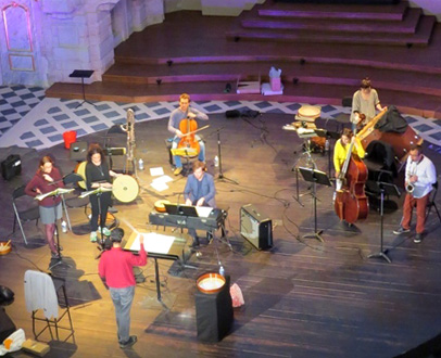 à Rouen, Hildegarde von Bingen, Michael Ellison et Thierry Pécou par Variances