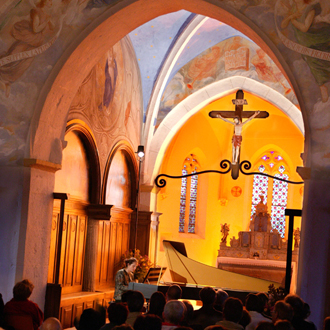 récital de pianoforte d'Aline Zylberajch au Festival d'Ambronay 2005