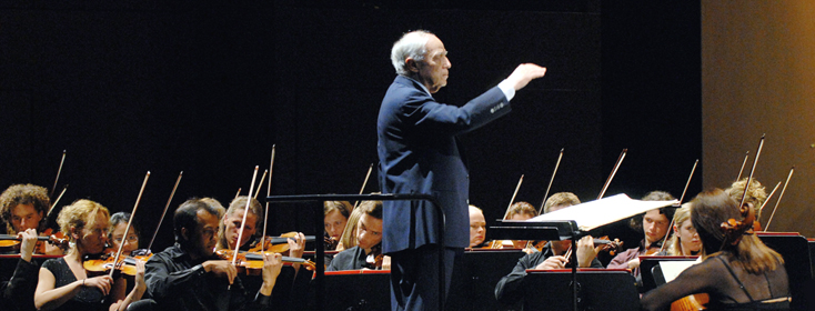 Andrea Kremper photographie Pierre Boulez à Baden Baden