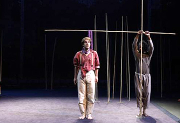 Une flûte enchantée, spectacle de Peter Brook, d'après Mozart et Schikaneder