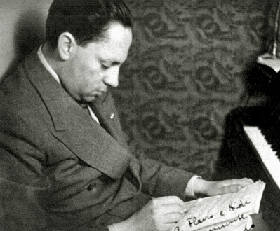 le compositeur italien Goffredo Petrassi