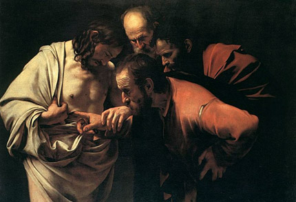 Conservé à la Bildergalerie de Potsdam : L’incredulità di tommaso de Caravaggio