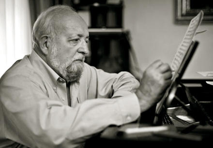 le compositeur polonais Krzysztof Penderecki