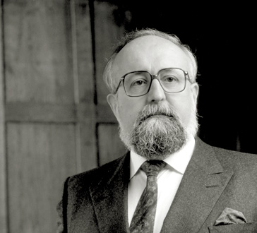 le compositeur polonais Krzysztof Penderecki