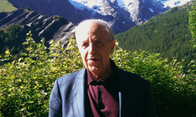 Bruno Serrou photographie Pierre Boulez à La Meije
