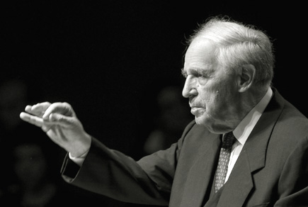 Priska Ketterer photographie Pierre Boulez, Lucerne 2011