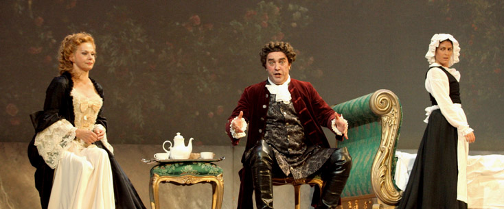 Der Rosenkavalier (Strauss) à Marseille, mis en scène par Dieter Kaegi