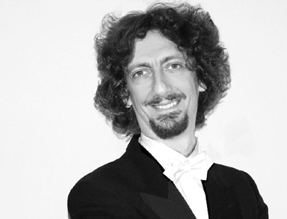 le chef italien Federico Maria Sardelli photographié par Enrico Amante